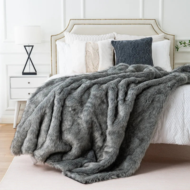 Luxe Nepbont Plaid - Zacht & Warm Sierkleed voor Bank of Bed | Sansoti