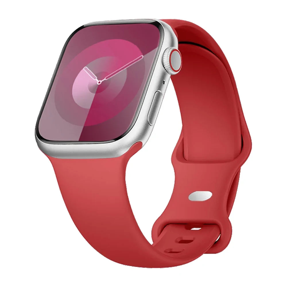 Bracelet de montre en silicone résistant à l’eau, bracelet de sport flexible 38-49 mm pour smartwatch, bracelet de poignet remplaçable et réglable | Sansoti