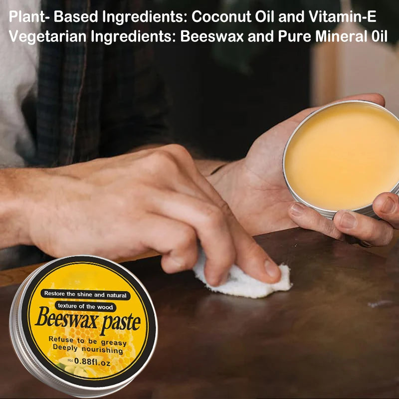 Aceite de mantenimiento para madera - Cera protectora apta para uso alimentario para tablas de cortar, utensilios de cocina y muebles de madera | Sansoti