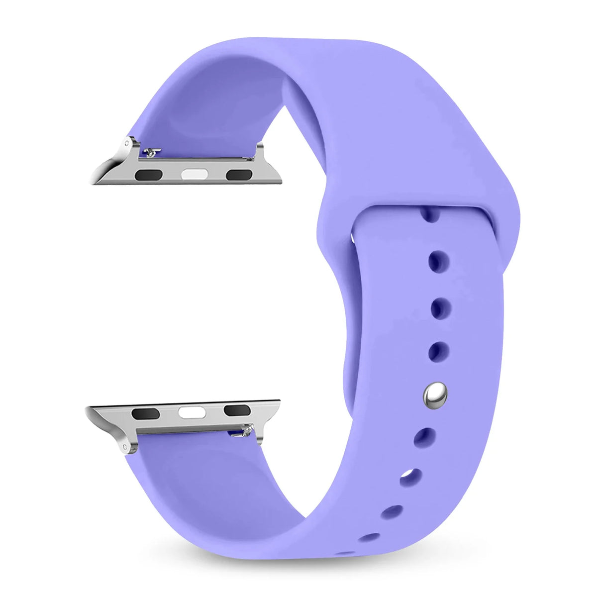 Wasserdichtes Silikonarmband mit verstellbarer Sport-Schließe für Smartwatches, 38–49 mm, sportlich und bequem | Sansoti