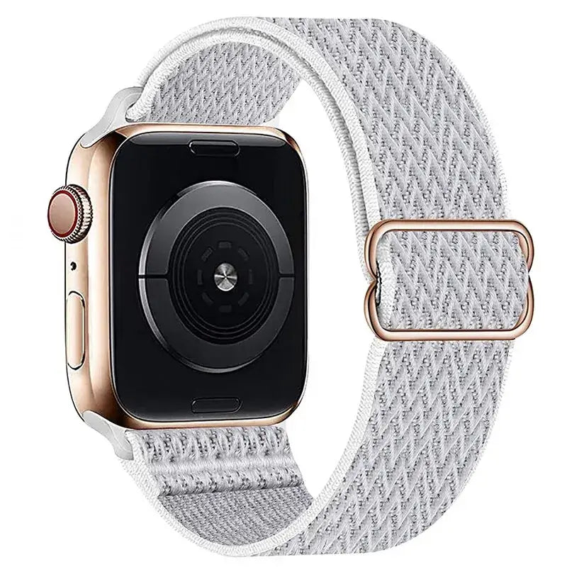 Elastisches Nylon-Smartwatch-Armband Austauschbar Komfortabel Langlebig Sportlich Aktiv | Sansoti