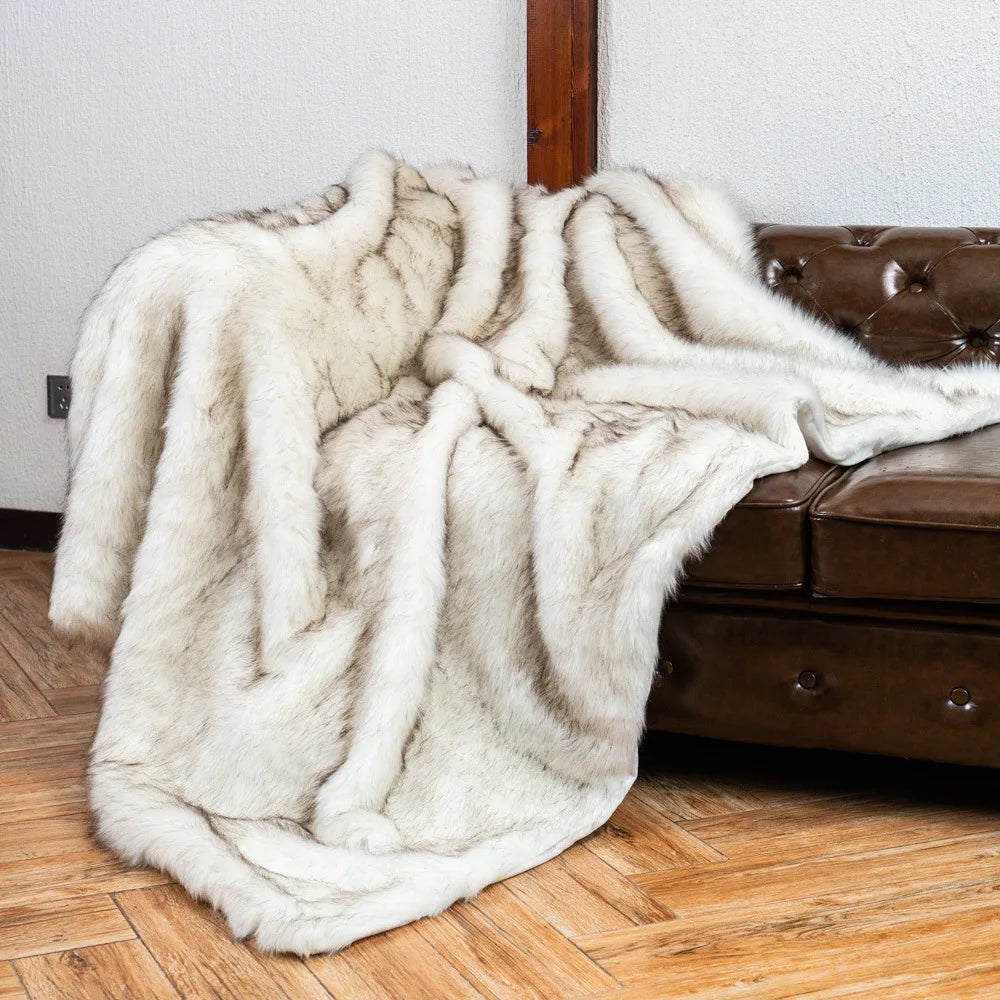 Luxe Nepbont Plaid - Zacht & Warm Sierkleed voor Bank of Bed | Sansoti