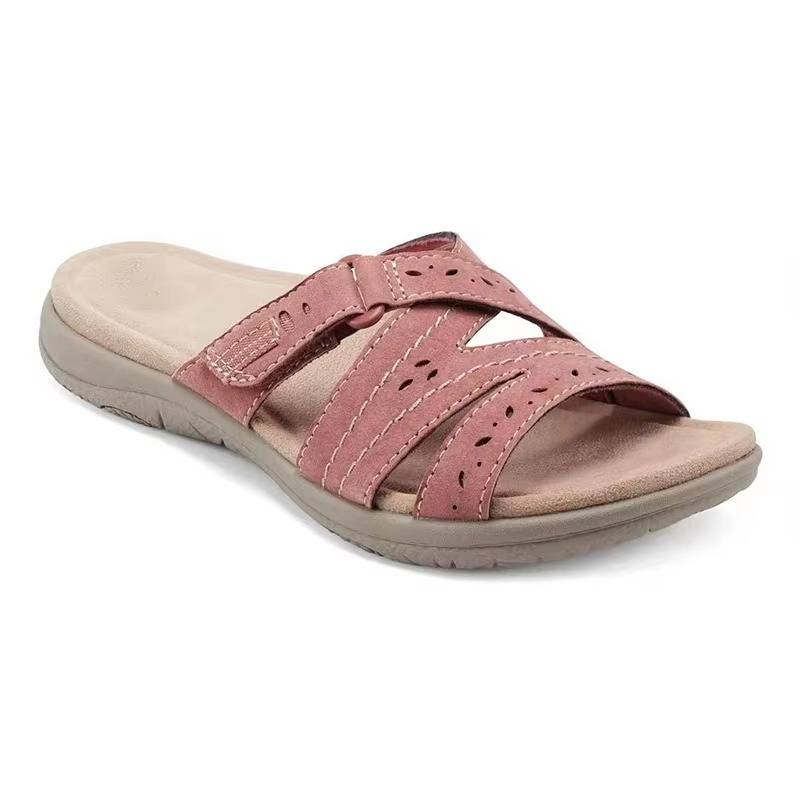 Tongs orthopédiques pour femmes avec triple soutien de la voûte plantaire, réglables, antidérapantes et confortables | Sansoti