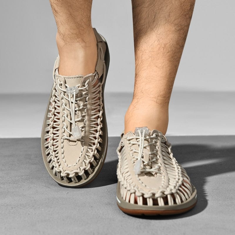 Gevlochten Dames Sandalen – Ademend Design – Lichtgewicht Zomerschoeisel – Flexibele Gummizool – Meerdere Kleuren Verkrijgbaar | Sansoti