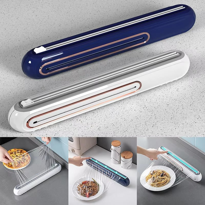Magnetische Foliedispenser voor Keuken – Compact met Geïntegreerde Snijder – BPA-vrij Kunststof | Sansoti