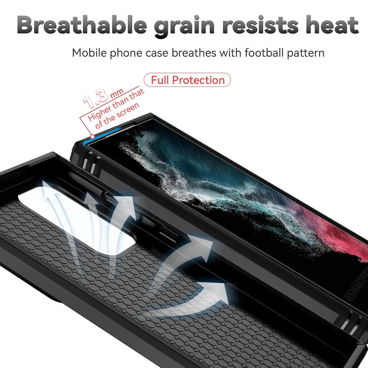 Protective Smartphone Case with Stand and Camera Protection for Galaxy S23 Series Black Blue Gold Protective | Sansoti