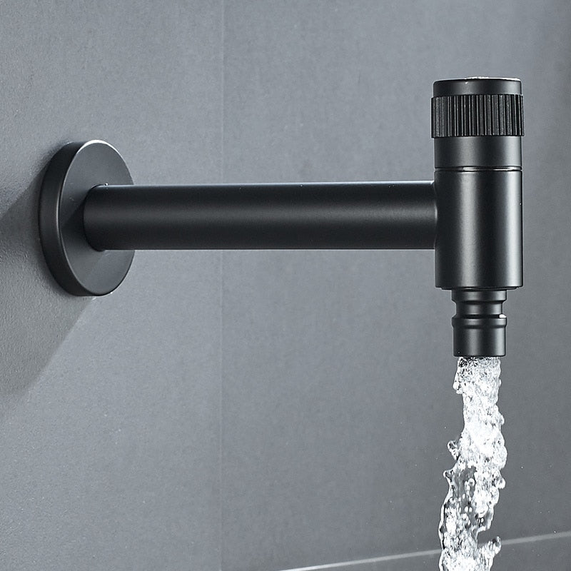 Moderne Wateraansluitkraan met Wandmontage – Outdoor Tuinkraan met Messing Kernklep | Sansoti