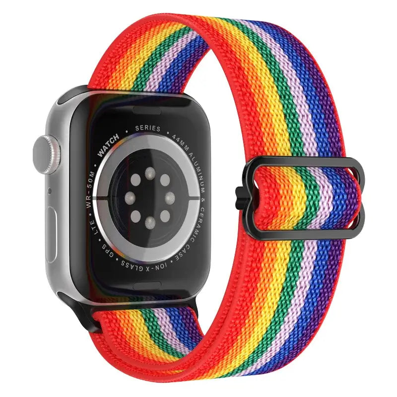 Elastisches Nylon-Smartwatch-Armband Austauschbar Komfortabel Langlebig Sportlich Aktiv | Sansoti