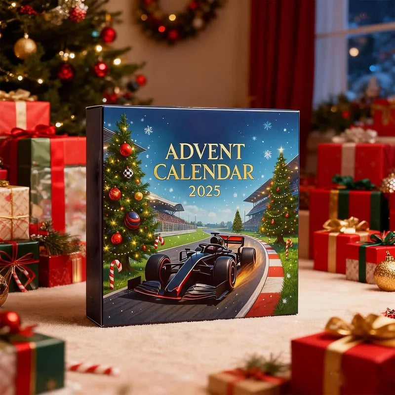 Racesport Adventskalender 24 Verrassingen Kunststof Auto Miniaturen Kerst Cadeau Speelgoed Kinderen 6 Jaar | Sansoti