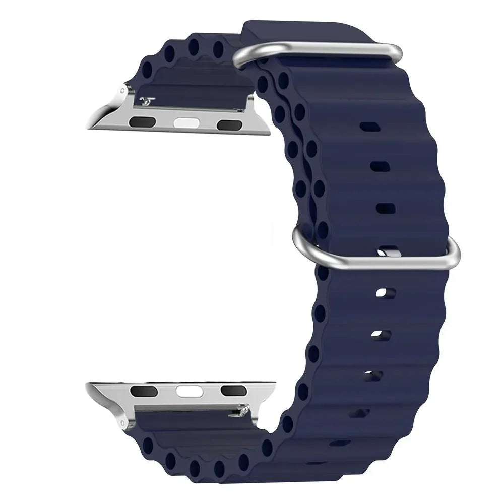Bracelet de smartwatch en silicone, résistant à l’eau et respirant, bracelet de montre et bracelet de sport unisexes, bracelet de remplacement | Sansoti