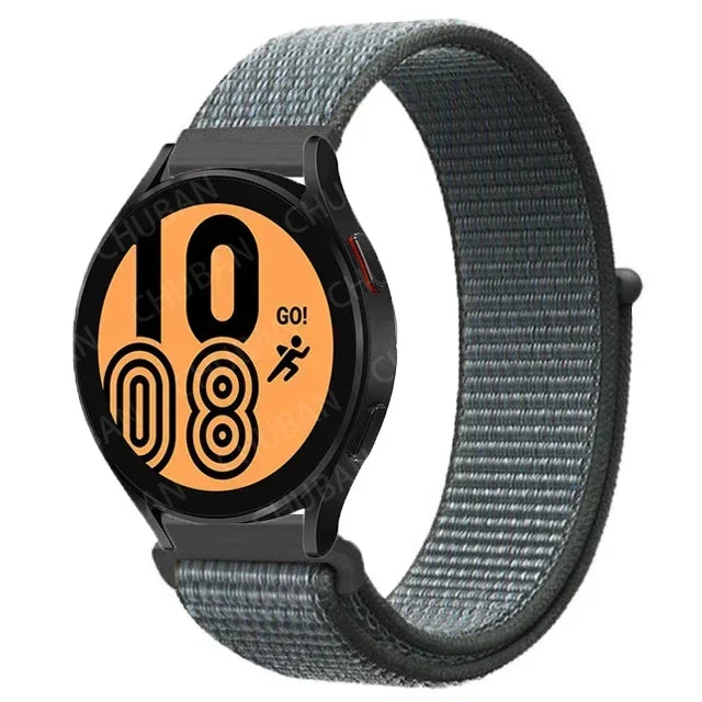 Nylonowy pasek sportowy do smartwatcha 20mm 22mm Oddychający Lekki Pasek typu Loop na nadgarstek Regulowany Trening Fitness | Sansoti