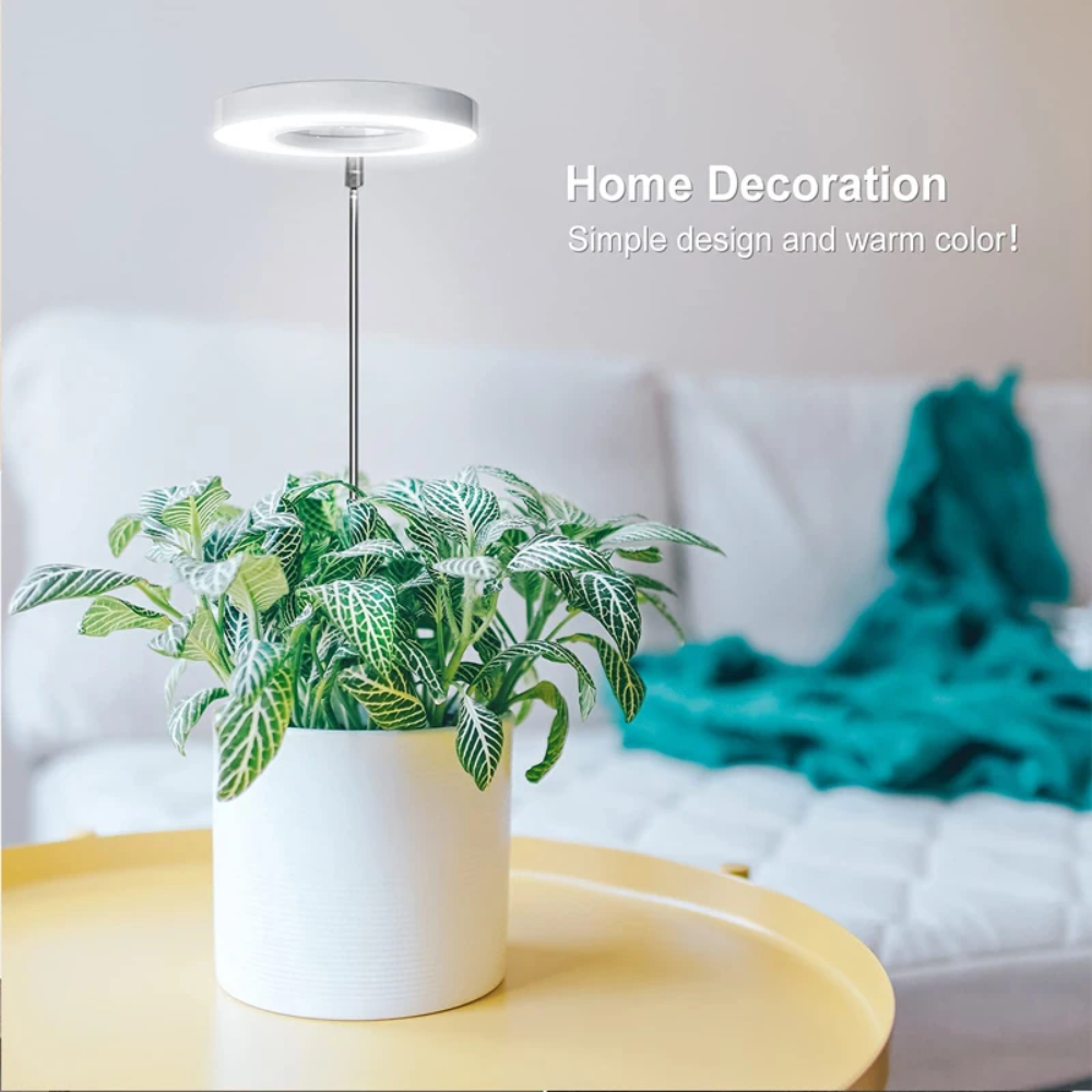 Adjustable Full-Spectrum LED Grow Light with Gooseneck for Indoor Houseplants 20-65cm Plant Light | Sansoti