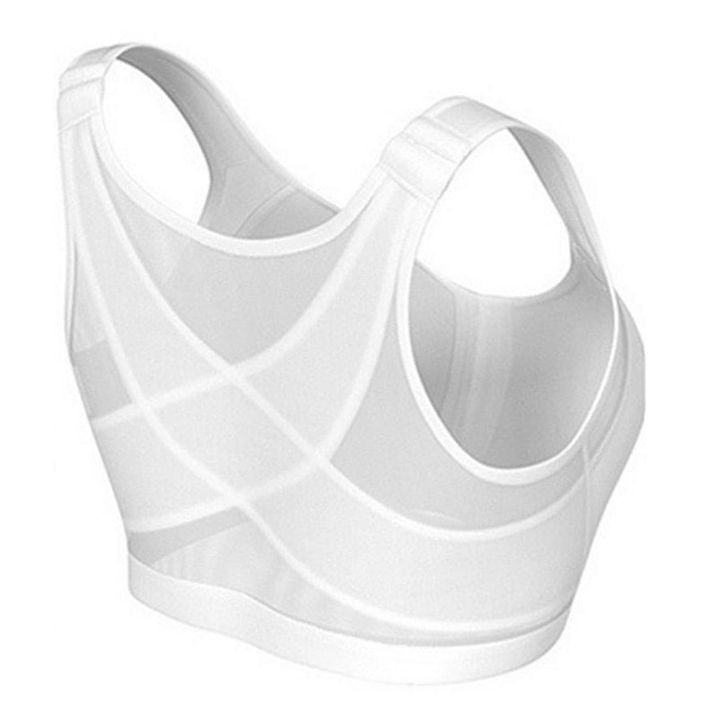 Houdingscorrigerende Comfortbeha met Voorsluit Zwart Beige Wit | Sansoti