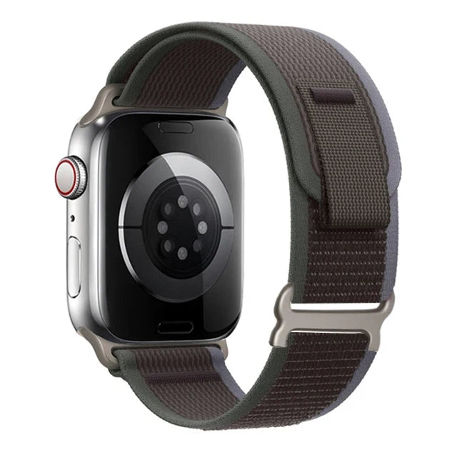 Bracelet de smartwatch en nylon Trail Loop, bracelet sport réglable avec boucle durable, bracelet multicolore pour poignet, actif | Sansoti