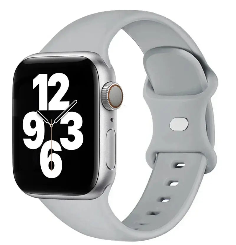Bracelet de smartwatch en silicone, résistant à l’eau et flexible, bracelet sport doux pour une utilisation quotidienne active | Sansoti