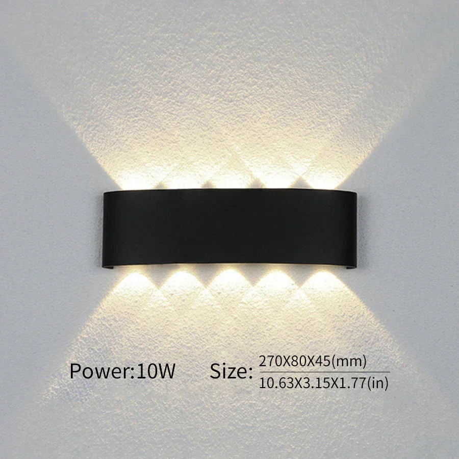 Minimalistische LED-wandlamp voor binnen of buiten - Aluminium - Zwart of Wit - 2W tot 10W | Sansoti