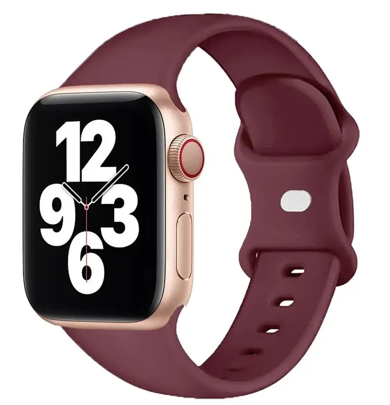 Bracelet de smartwatch en silicone, résistant à l’eau et flexible, bracelet sport doux pour une utilisation quotidienne active | Sansoti