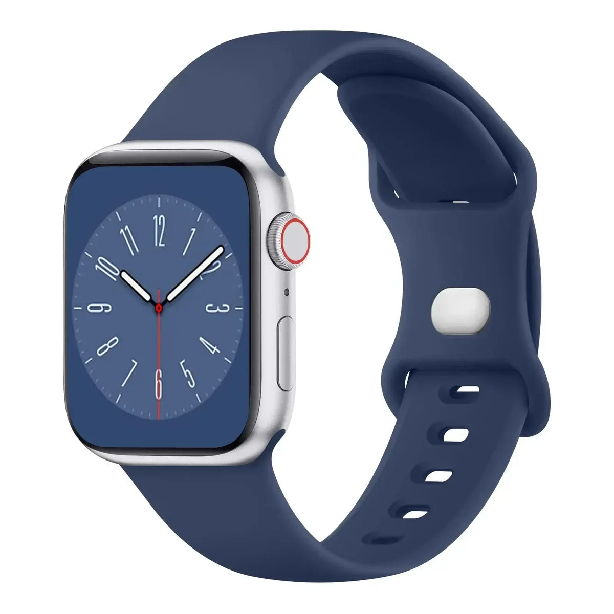 Silikon-Smartwatch-Armband – atmungsaktives, flexibles, verstellbares und komfortables Uhrenarmband – für alle Handgelenkgrößen | Sansoti
