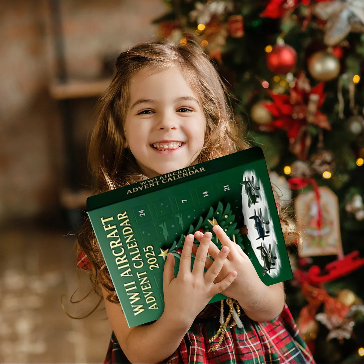 Historische Vliegtuigen Adventskalender 24 Miniatuurmodellen WOII Vliegtuigjes Kerstkalender Kinderen | Sansoti