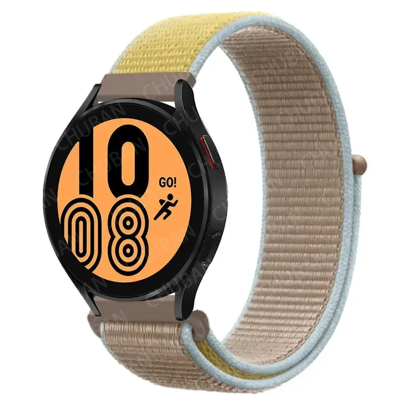 Nylonowy pasek sportowy do smartwatcha 20mm 22mm Oddychający Lekki Pasek typu Loop na nadgarstek Regulowany Trening Fitness | Sansoti