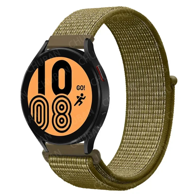 Nylonowy pasek sportowy do smartwatcha 20mm 22mm Oddychający Lekki Pasek typu Loop na nadgarstek Regulowany Trening Fitness | Sansoti