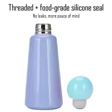 Thermosfles 500ml RVS Dubbelwandig Geïsoleerd Tweekleurig Design Drinkfles Waterfles Sport Lekvrij Outdoor | Sansoti