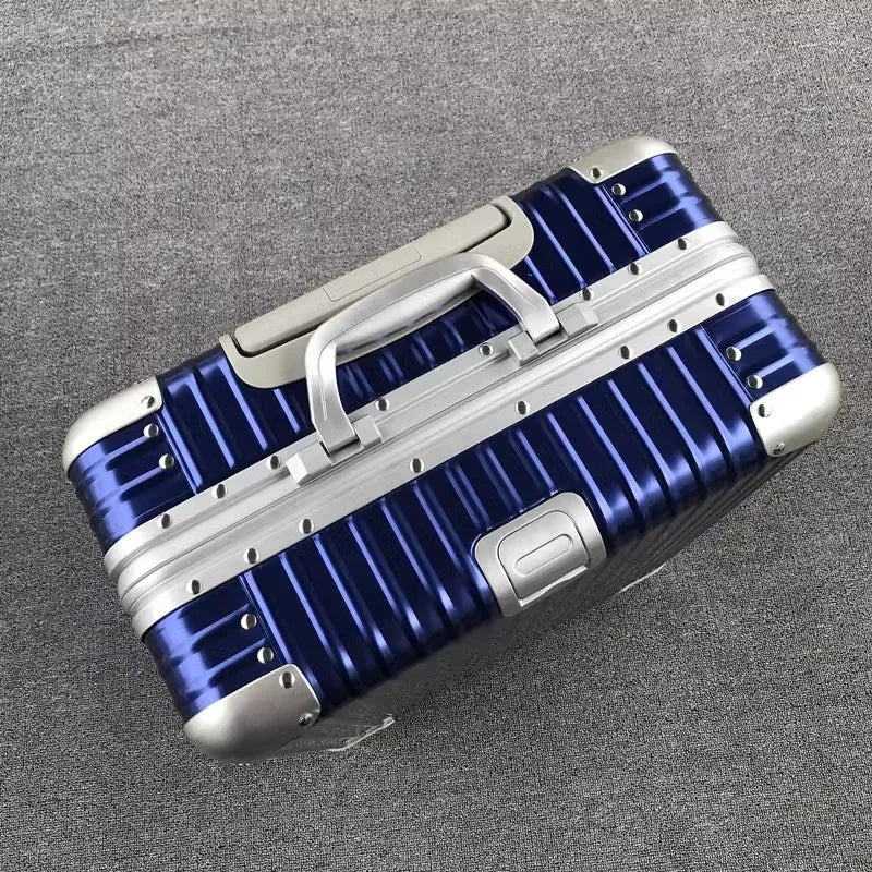 Aluminium-Magnesium Reiskoffer met TSA-Slot Zilver Zwart Rood Blauw | Sansoti