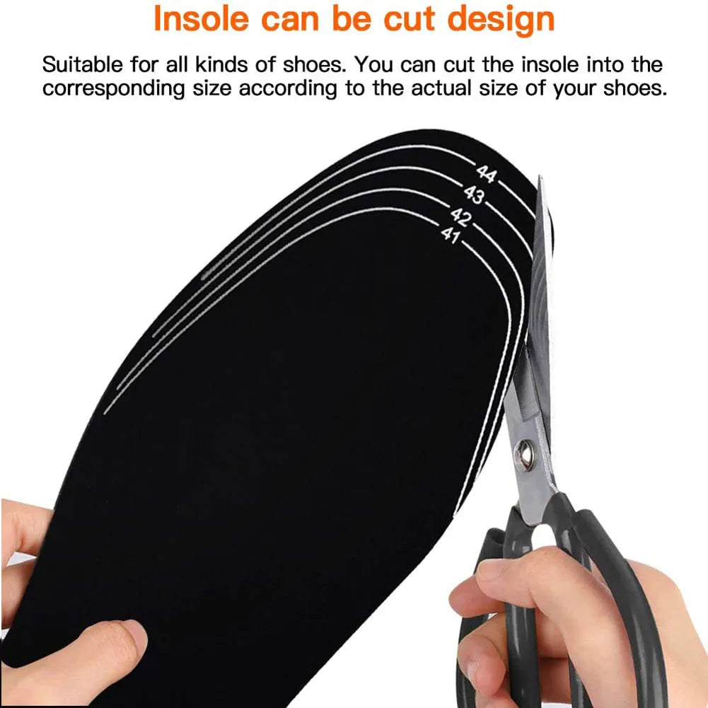 USB Heated Insoles Sizes 35-46, Trim to Fit, Ideal for Winter Sports, Skiing, Hiking and Outdoor Activities | Sansoti
