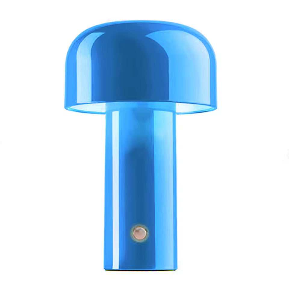 Pilz-Tischleuchte, LED, wiederaufladbar, Touch-Dimmung, Stimmungsleuchte, modernes Design, dekorative Beleuchtung, kabellos | Sansoti