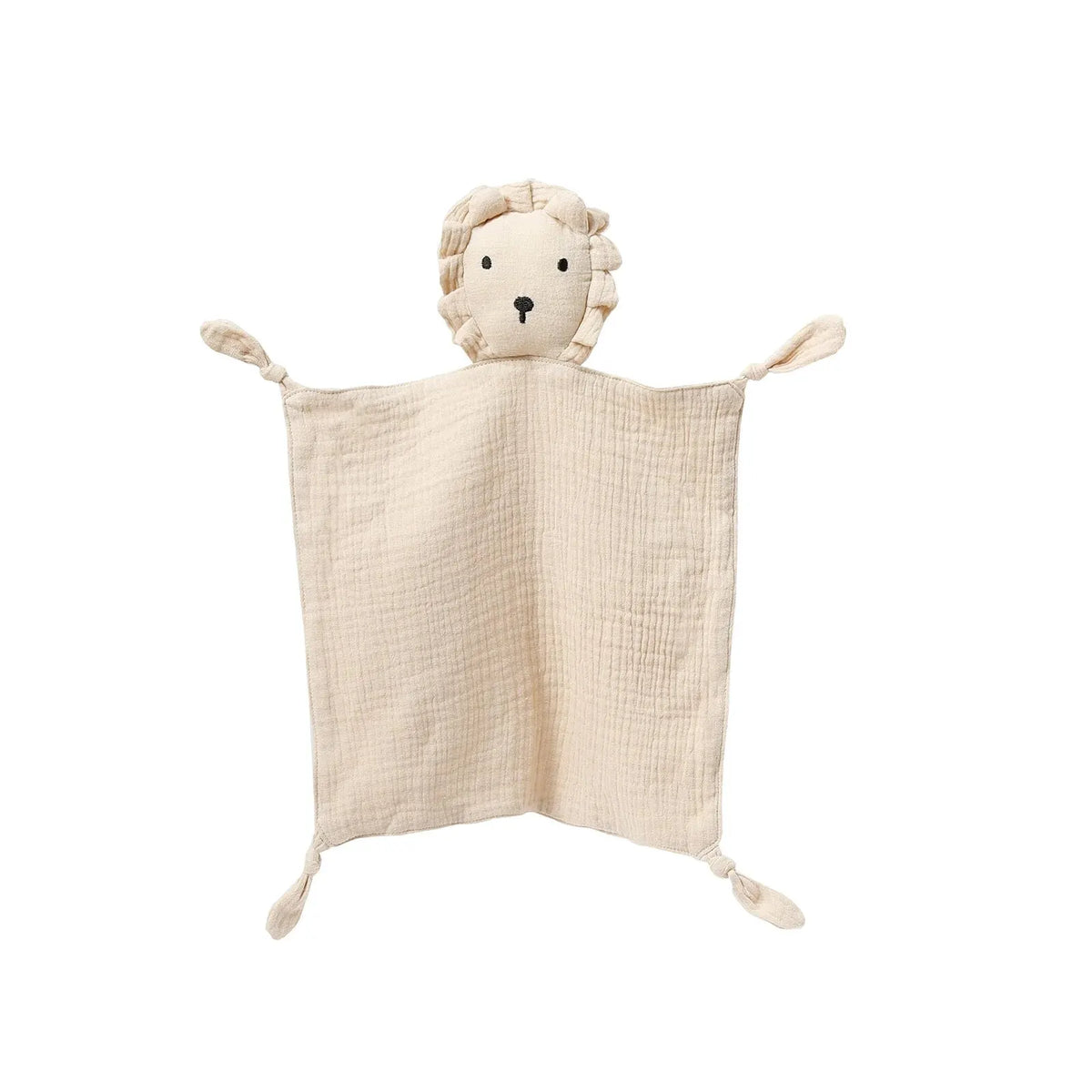Katoenen Knuffeldoek met Dierkop voor Baby | Zachte Slaaphulp Pasgeborenen Kraamcadeau Troostdoekje Speelgoed | Sansoti