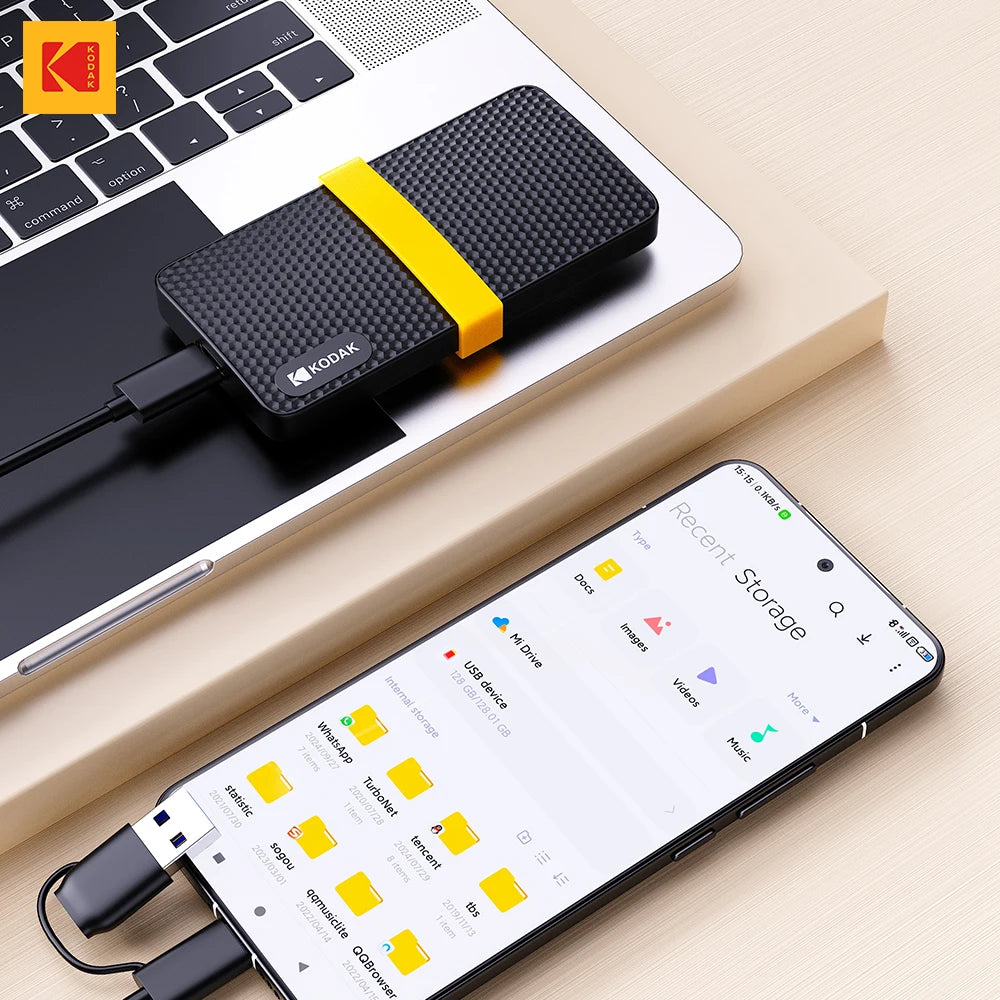 External Solid State Drive 1TB USB 3.1 Type-C Compact Portable Storage Device for Laptop Computer PS4 | Sansoti