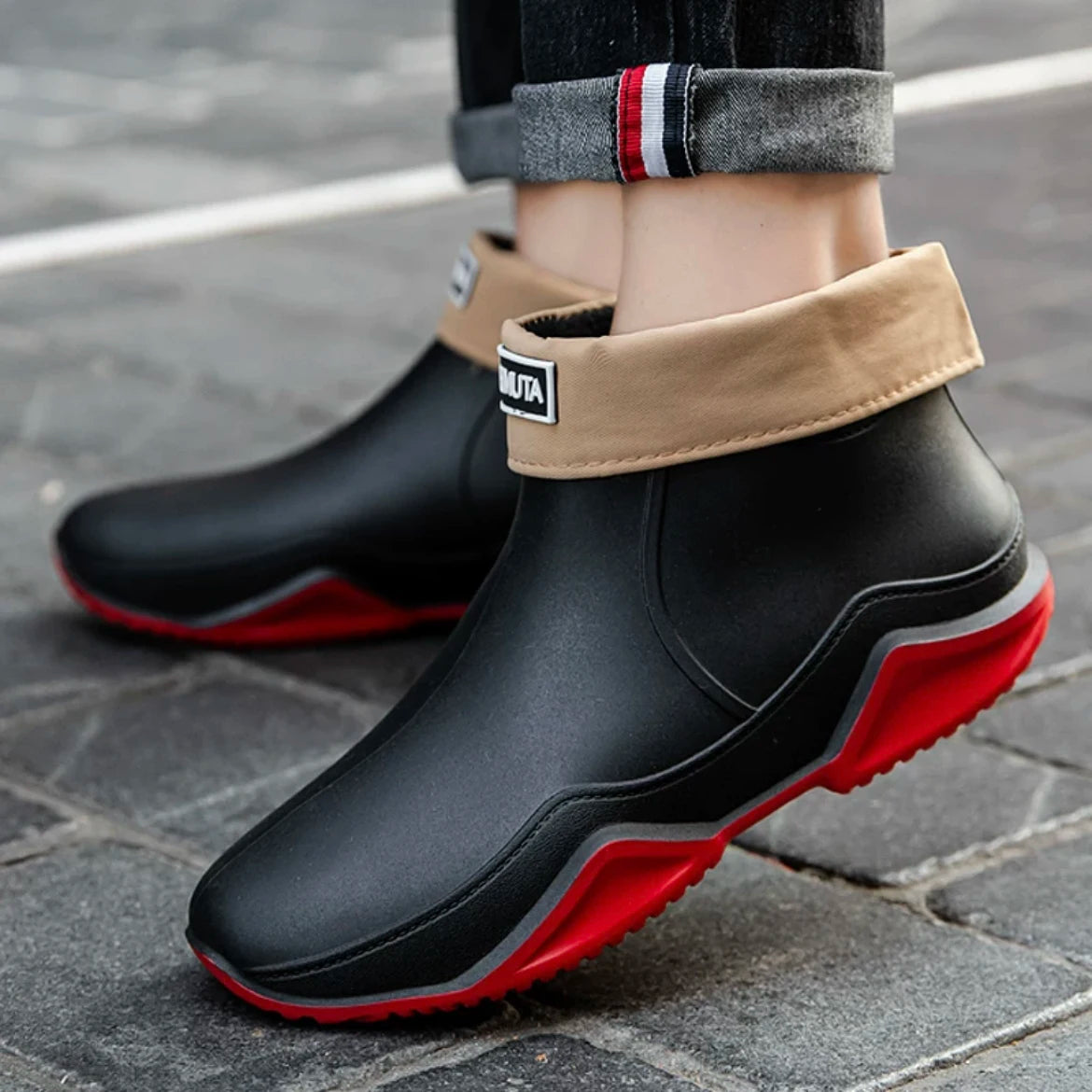 Waterdichte Enkellaarzen PVC Unisex Antislip Regenbescherming Keuken Tuin Outdoor Vier Seizoenen Comfort | Sansoti