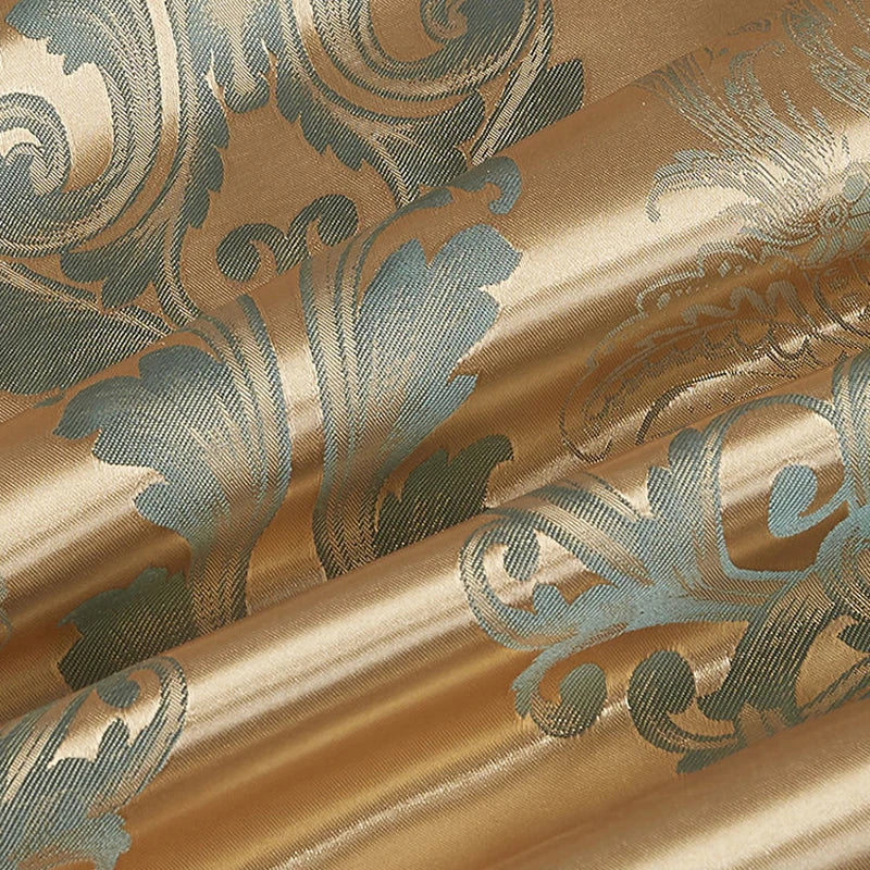 Satijnen Jacquard Dekbedovertrek Set 220x240 Tweepersoons Zomer Beddengoed Luxe Slaapkamer Dekbed Overtrekset | Sansoti