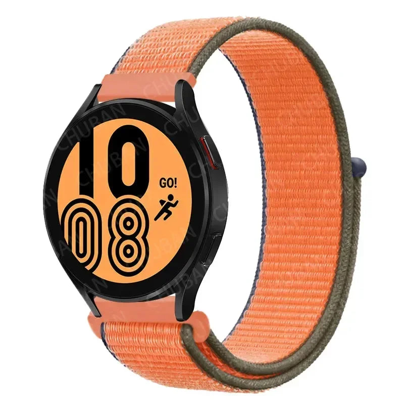 Nylonowy pasek sportowy do smartwatcha 20mm 22mm Oddychający Lekki Pasek typu Loop na nadgarstek Regulowany Trening Fitness | Sansoti