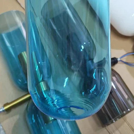 Glas-Wandleuchte Sanduhr bidirektionales Licht 35cm Tiefe, stimmungsvolle Beleuchtung für Flur, Schlafzimmer und Wohnzimmer | Sansoti