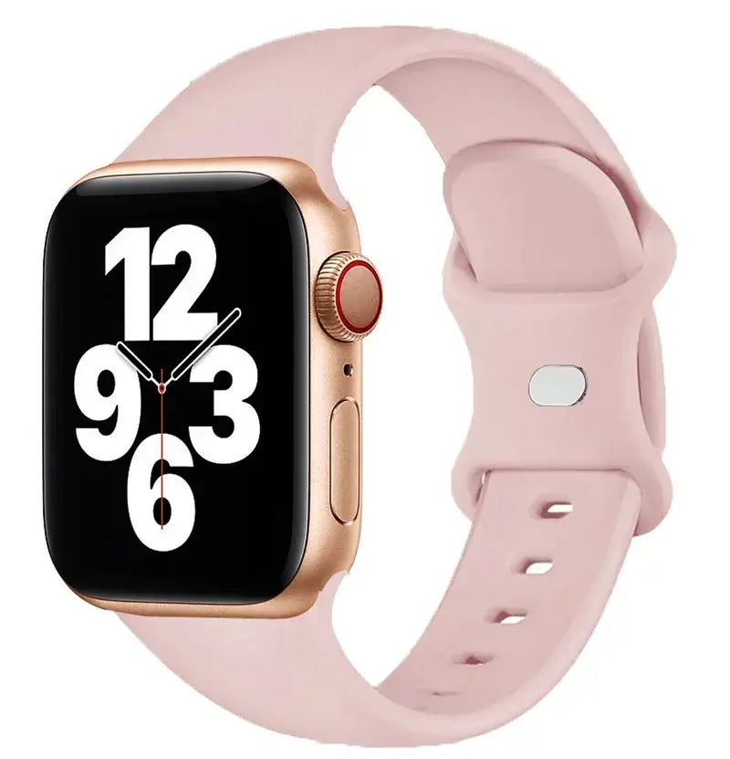 Bracelet de smartwatch en silicone, résistant à l’eau et flexible, bracelet sport doux pour une utilisation quotidienne active | Sansoti