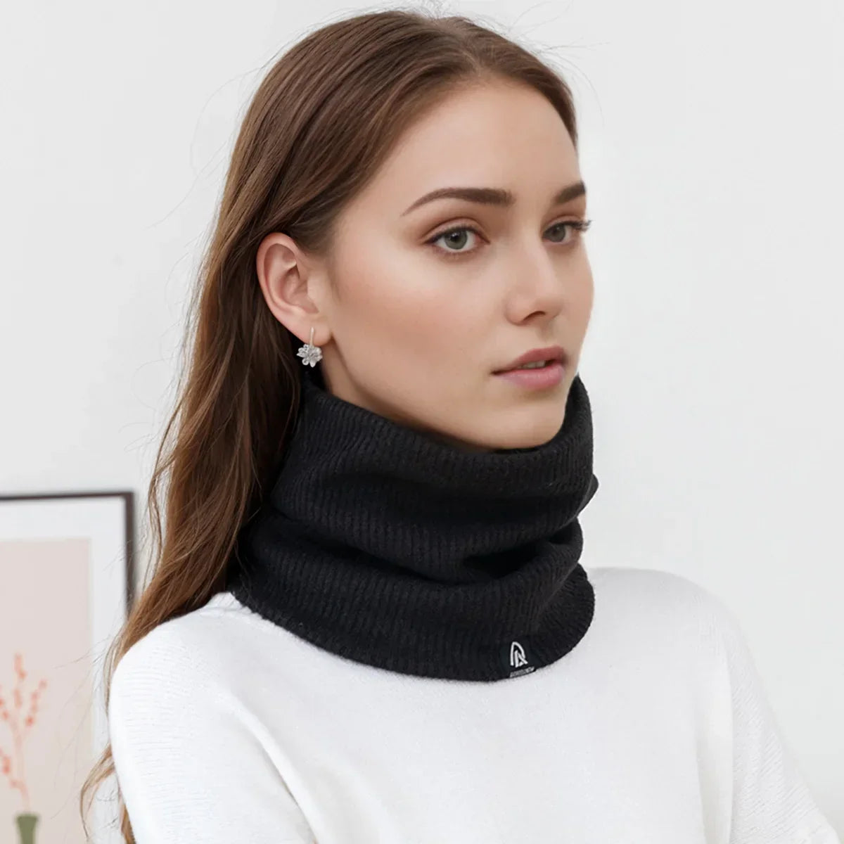 Gebreide Nekwarmer voor de Winter – Zachte Wollen Halssjaal Unisex – Warme Wintersjaals voor Dames en Heren | Sansoti