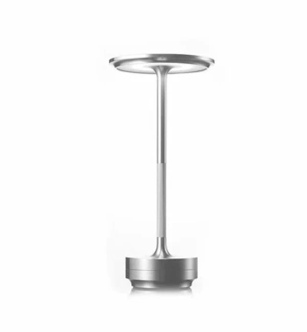 Dimmable Rechargeable Table Lamp Waterproof Metal Touch Control Wireless LED Ambient Lighting Mood Lamp | Sansoti