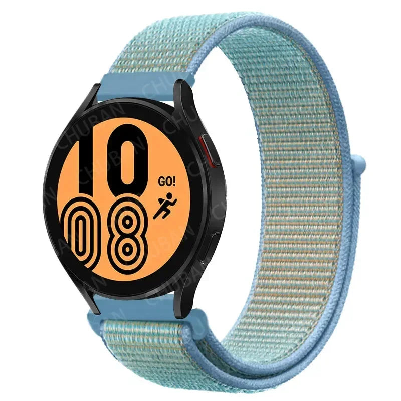 Nylonowy pasek sportowy do smartwatcha 20mm 22mm Oddychający Lekki Pasek typu Loop na nadgarstek Regulowany Trening Fitness | Sansoti