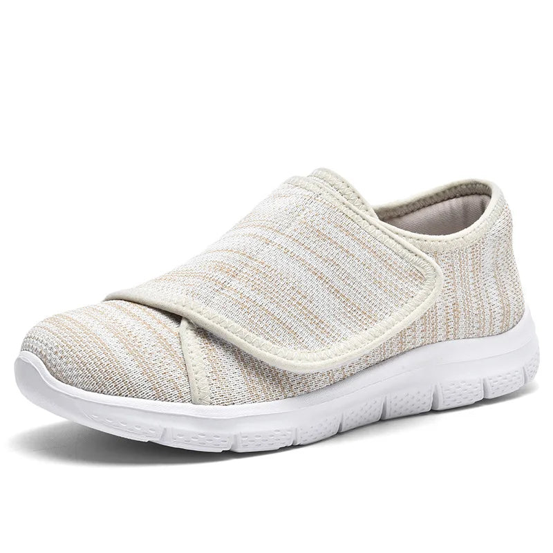 Orthopedische Wandelschoenen Microvezel met Klittenband Verstelbaar Comfort voor Dagelijks Gebruik Dames Heren | Sansoti