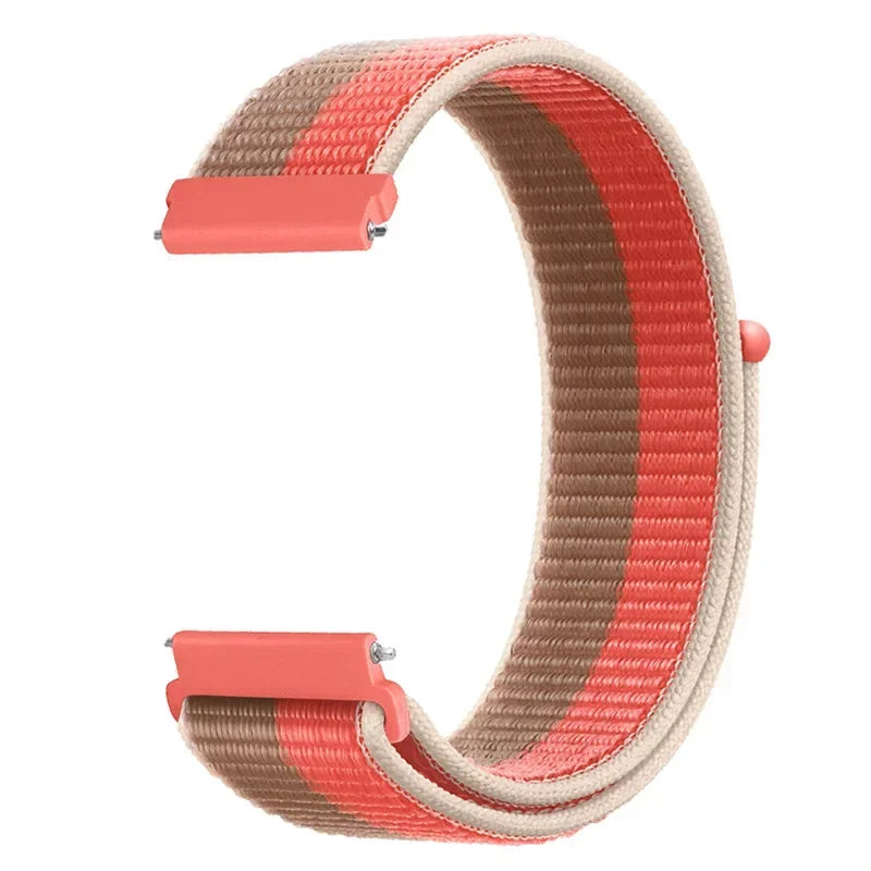 Verstellbares Nylon-Sportarmband für Smartwatches, 20 mm, 22 mm, atmungsaktives Armband, Sportuhr, leicht, Fitness | Sansoti
