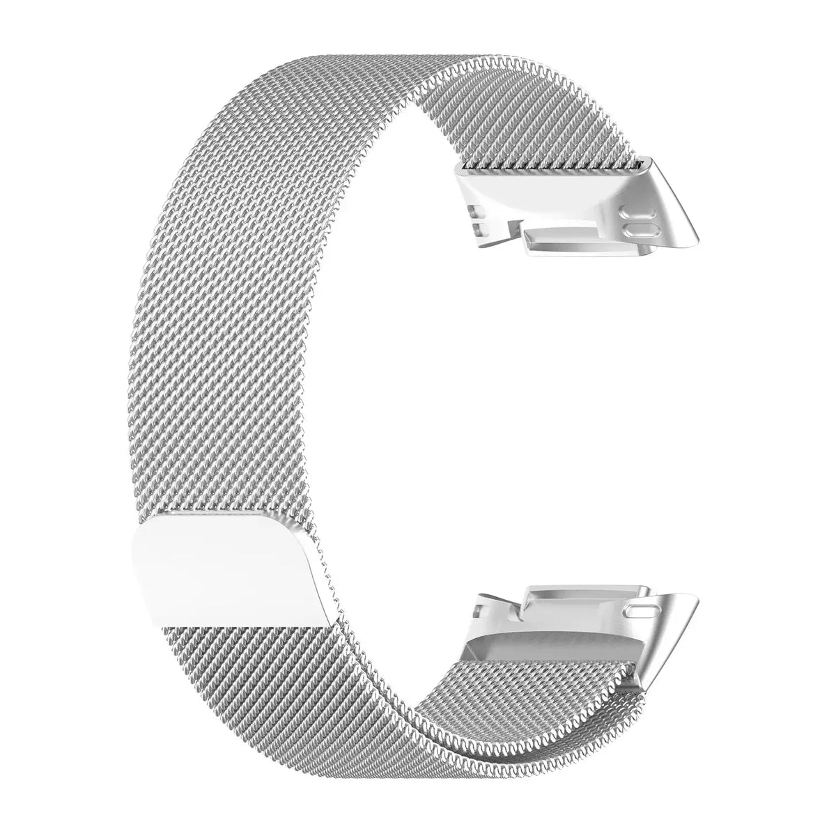 Magnetisches Mesh-Smartwatch-Armband für Aktivitätstracking-Uhren, Edelstahl, verstellbares, stilvolles Metallarmband | Sansoti