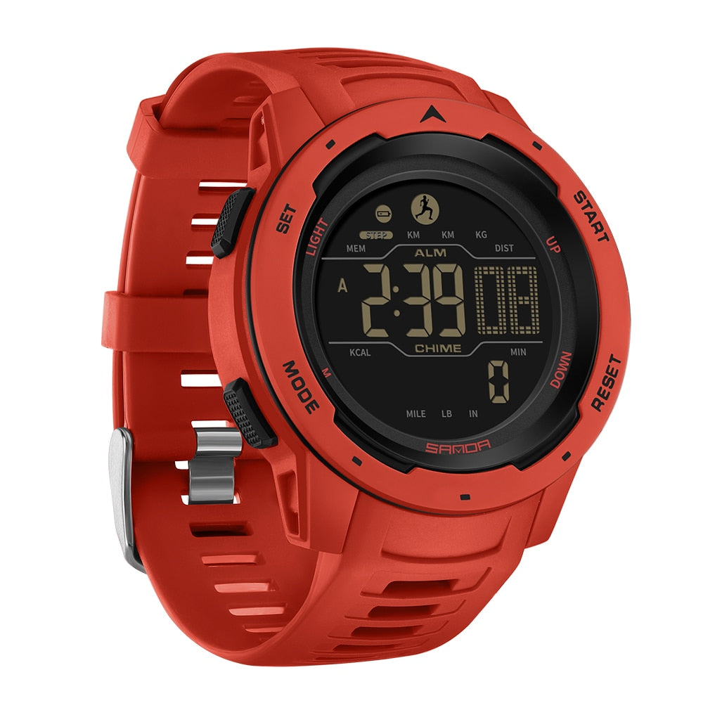 Digitaal Sporthorloge met Stappenteller – Waterbestendig Outdoorhorloge 5 Bar Waterdicht | Sansoti