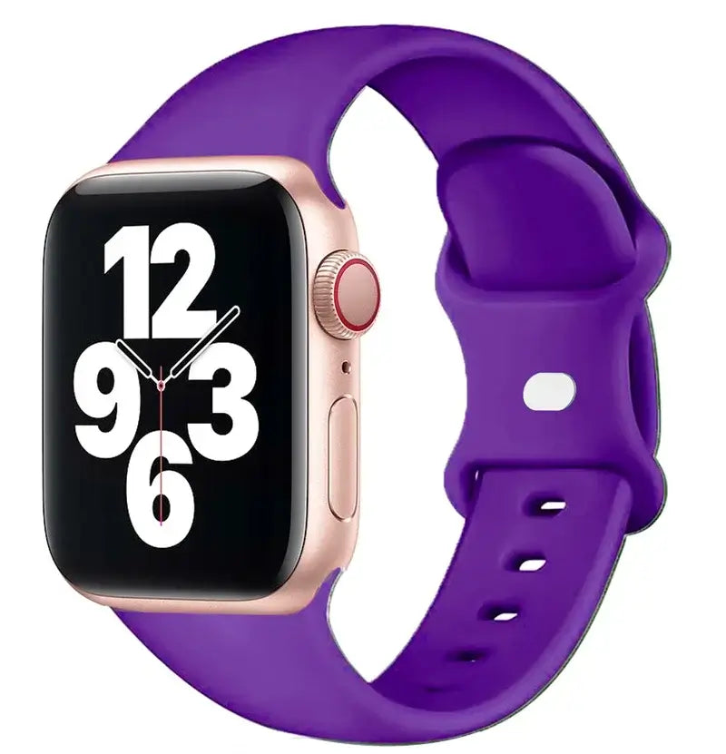 Bracelet de smartwatch en silicone, résistant à l’eau et flexible, bracelet sport doux pour une utilisation quotidienne active | Sansoti