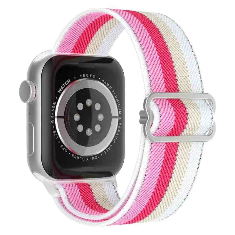 Elastisches Nylon-Smartwatch-Armband Austauschbar Komfortabel Langlebig Sportlich Aktiv | Sansoti