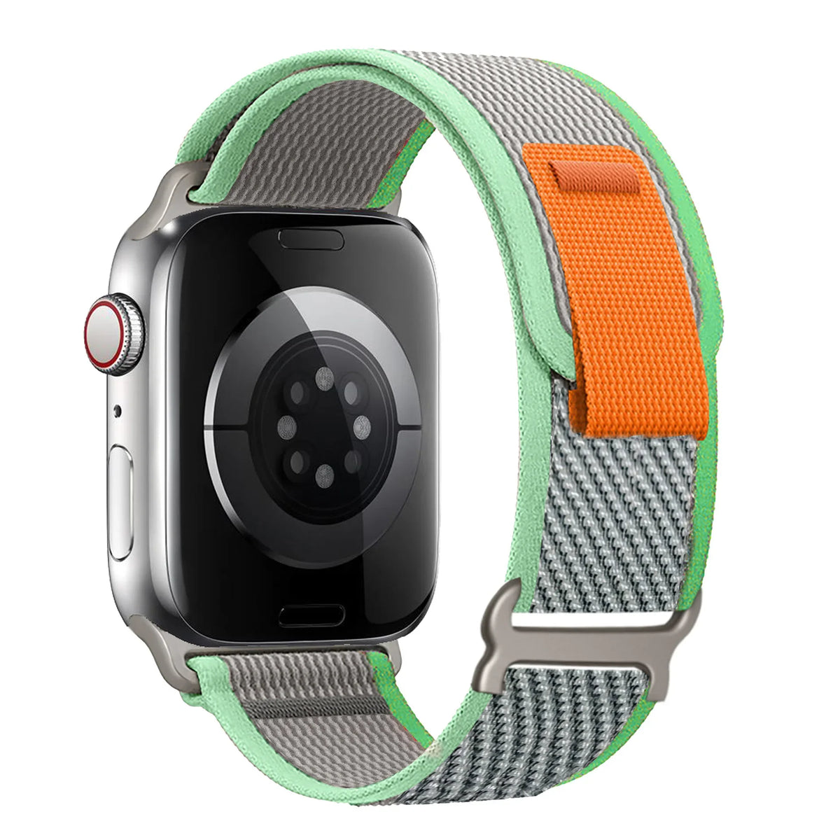 Bracelet de smartwatch en nylon Trail Loop, bracelet sport réglable avec boucle durable, bracelet multicolore pour poignet, actif | Sansoti
