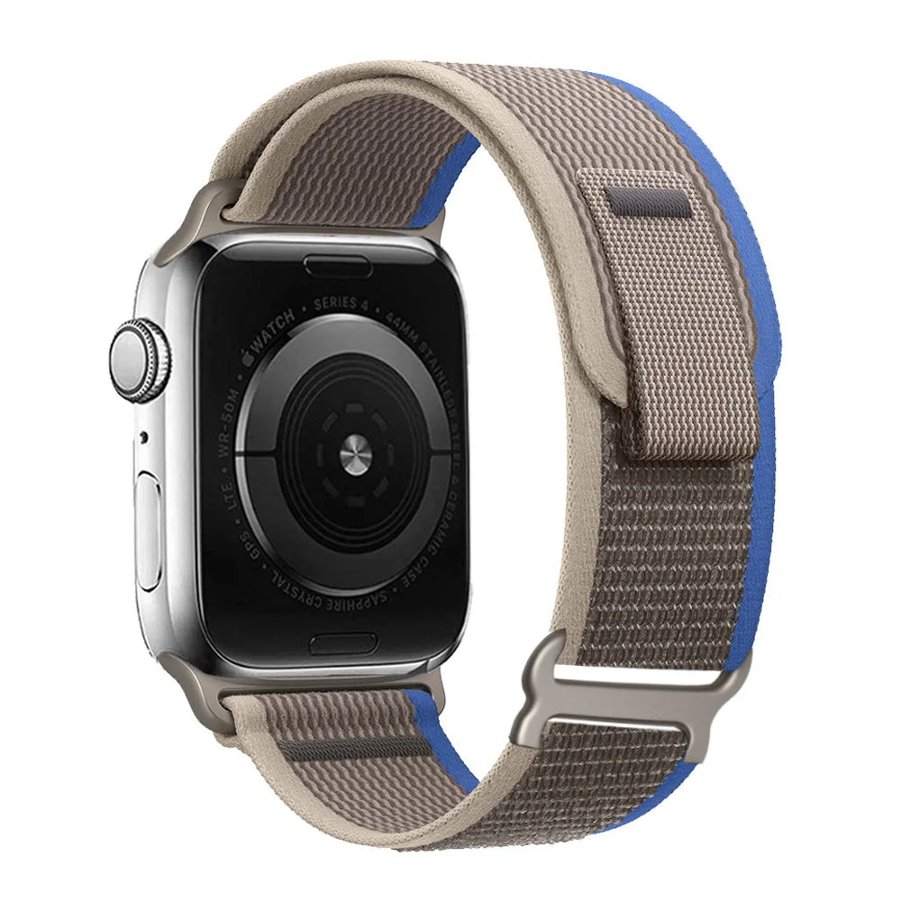 Bracelet de smartwatch en nylon Trail Loop, bracelet sport réglable avec boucle durable, bracelet multicolore pour poignet, actif | Sansoti