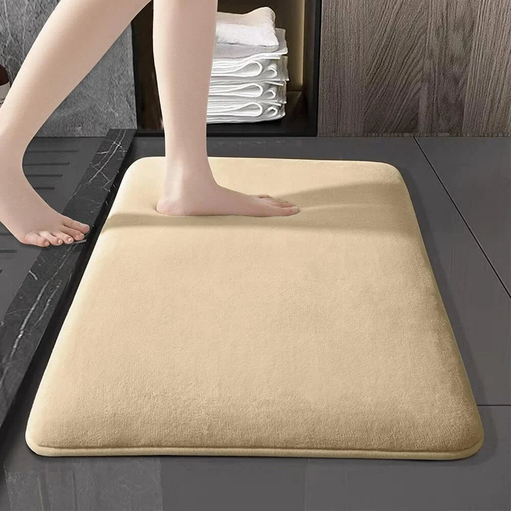 Badmat Antislip Sneldrogend Coral Velvet 50x80 60x90 Superzacht Absorberend Vloerkleed Badkamer Douchemat | Sansoti