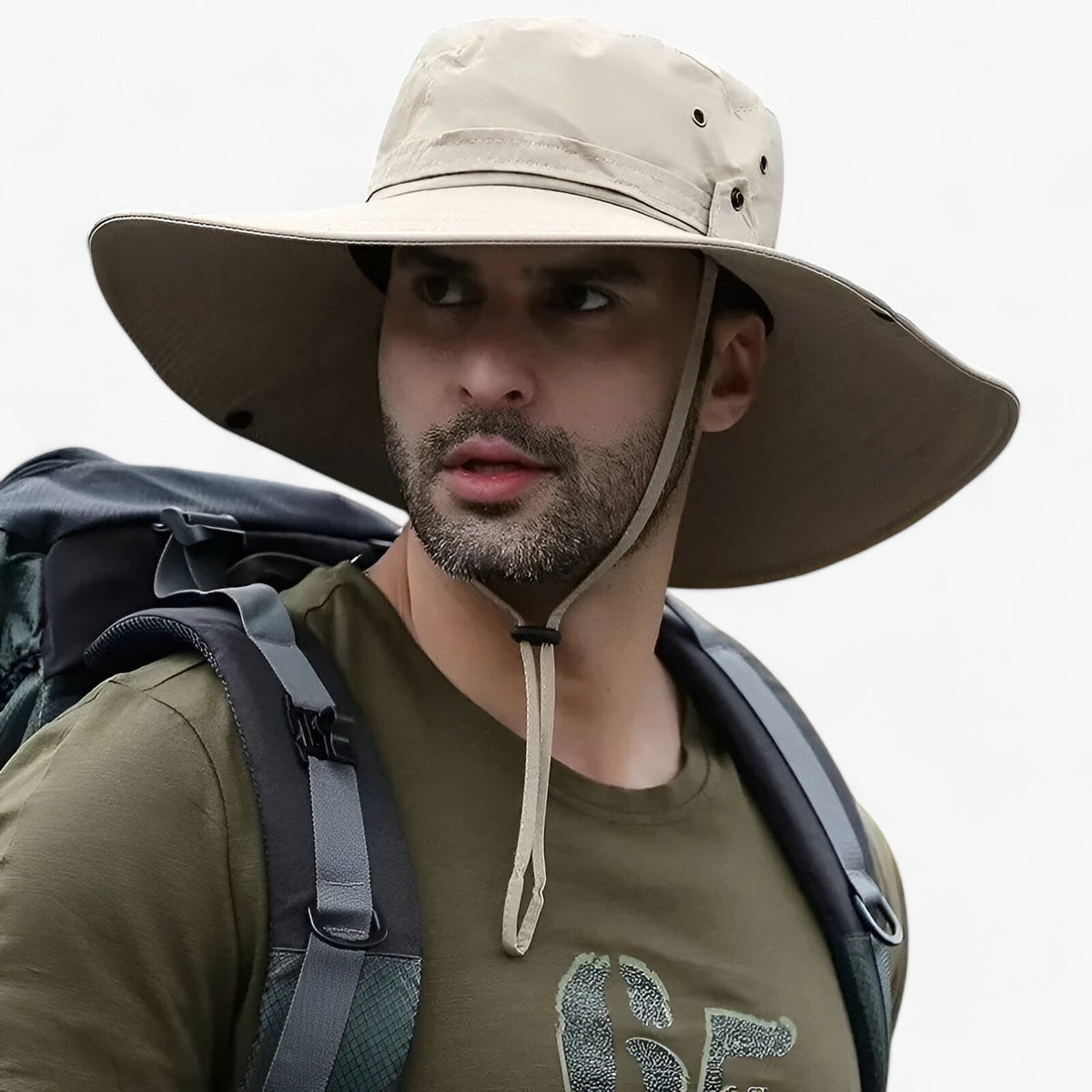 Ademende Wandelhoed met UV-Bescherming - Zonnehoed voor Hiking Vissen en Outdoor met Klimaatregulatie | Sansoti