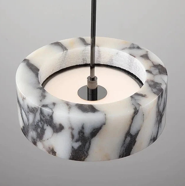 Hanglamp Marmer met IJzeren Afwerking LED Verlichting Modern Design voor Woonkamer Slaapkamer Eetkamer | Sansoti